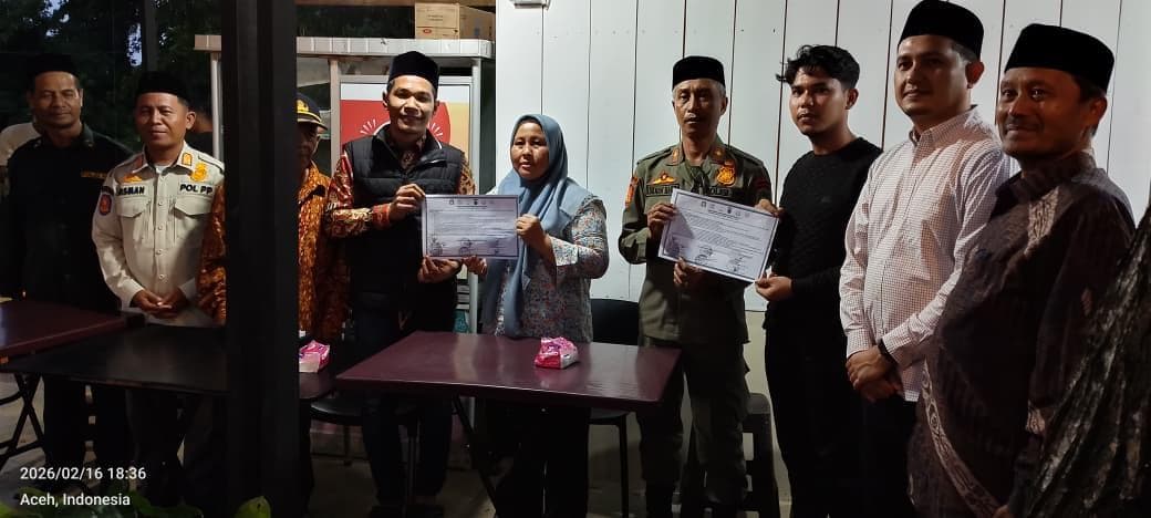 Wakil Bupati Aceh Jaya Sosialisasikan Seruan Ramadhan di Krueng Sabee