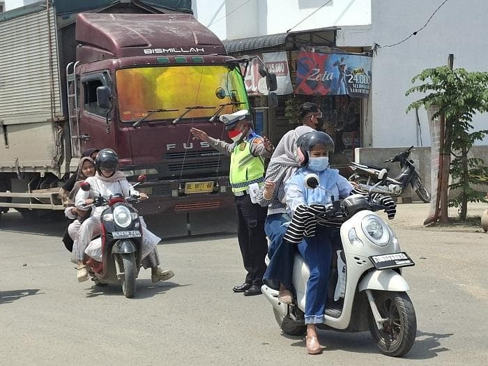 Polres Bireuen Buka Tutup Jembatan Kutablang, Mencegah Knalpot Brong
