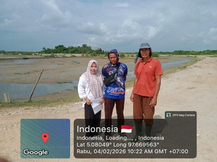 Petani Tambak Aceh Timur Kerugian Banjir Didata, 5.042,3 Hektare Rusak Berat