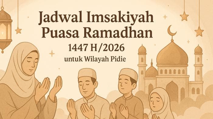 Jadwal Imsakiyah Ramadhan 2026 untuk Warga Pidie Aceh Diumumkan