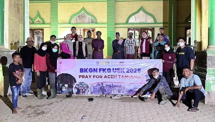 Bantu Korban Terdampak Banjir, Fakultas Kedokteran Gigi USK Layani Kesehatan Warga Aceh Tamiang