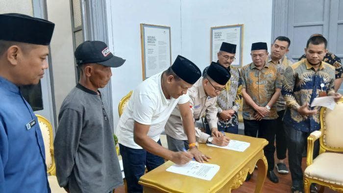 Gotong Royong Bangun Huntap untuk Warga Bireuen Pasca Banjir