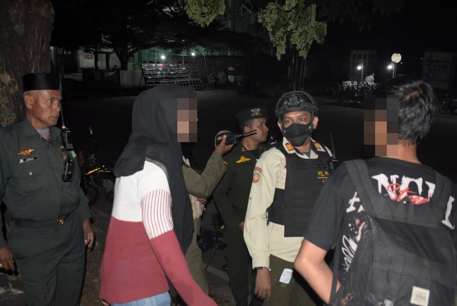 Belasan Pasangan Non-Muhrim dan Konsumen Tuak Terjaring Razia Satpol PP-WH di Banda Aceh