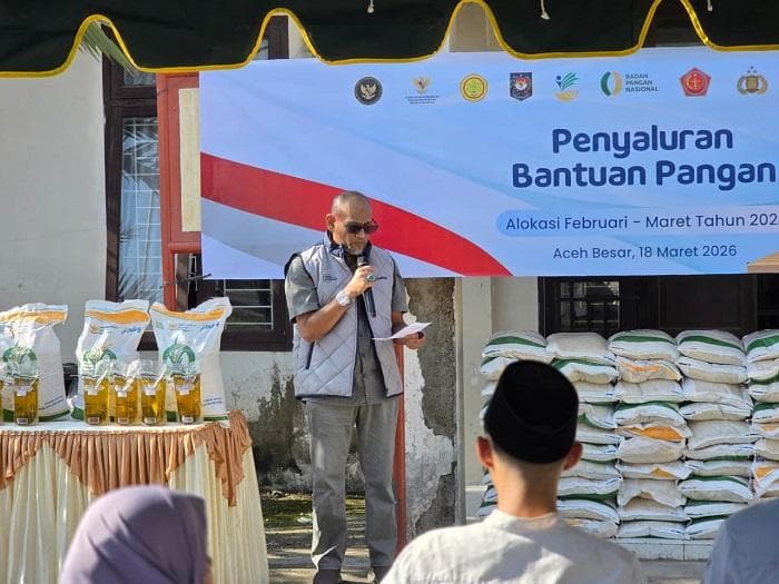 BULOG Aceh Salurkan 16.385 Ton Beras Bantuan untuk Warga Miskin