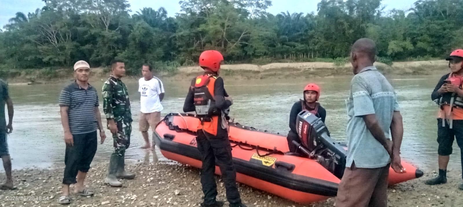Remaja Aceh Barat Tenggelam di Krueng Meureubo, Tim SAR Gabungan Cari Korban