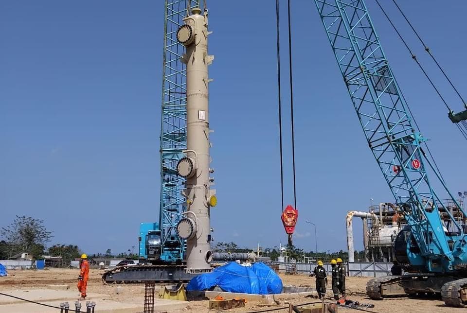 Proyek Gas Arun 70 Persen, Dongkrak Penjualan Gas Aceh Utara