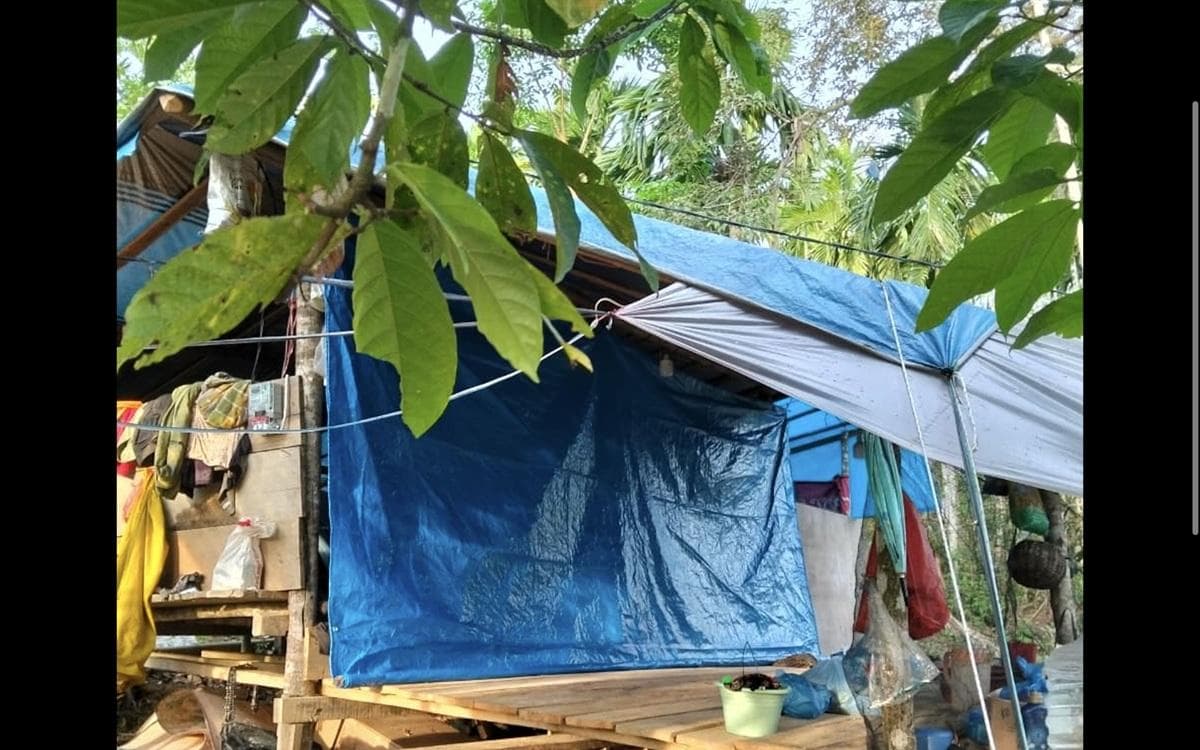 4 KK di Baktiya Aceh Utara Masih Mengungsi, Huntara Belum Jelas Kapan Dilanjutkan