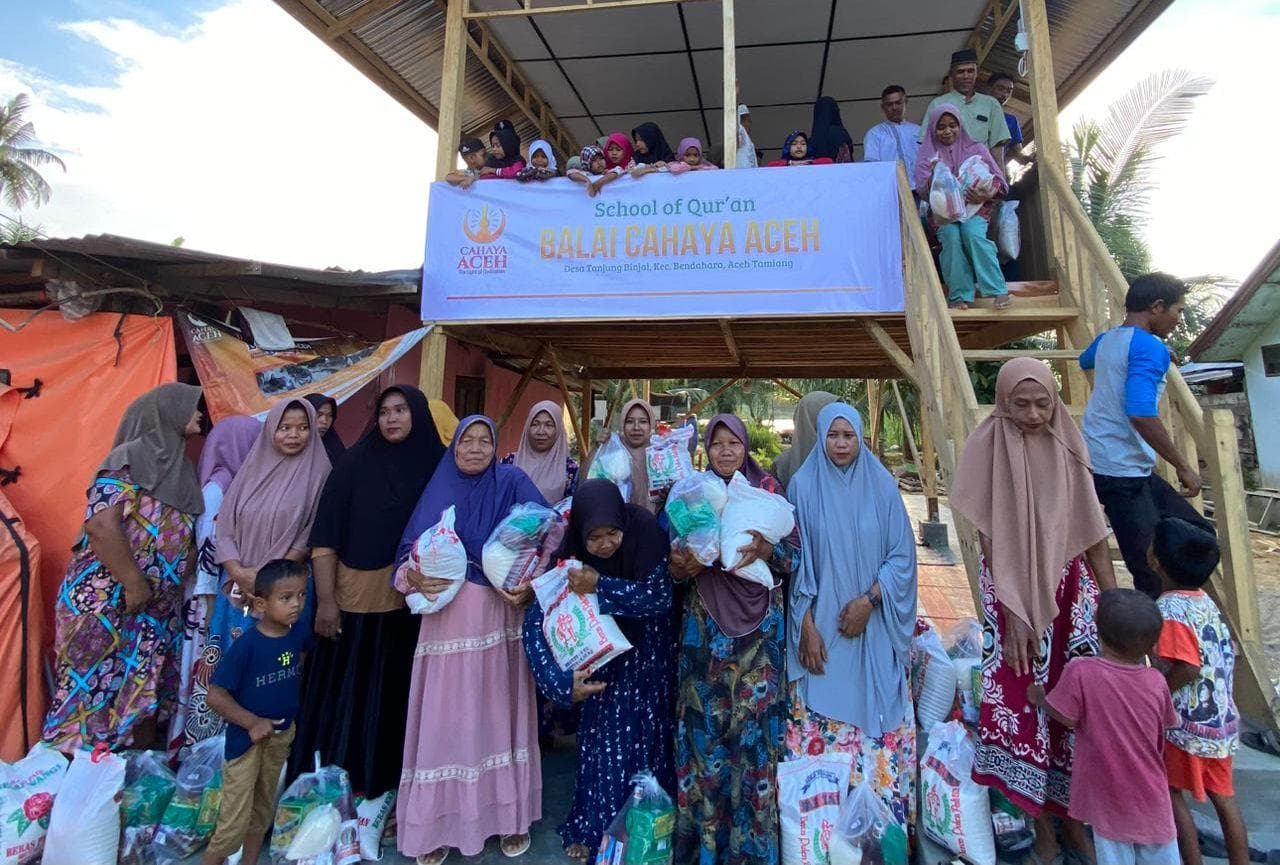 Yayasan Cahaya Aceh Resmikan School of Quran di Tamiang untuk Warga Terpencil
