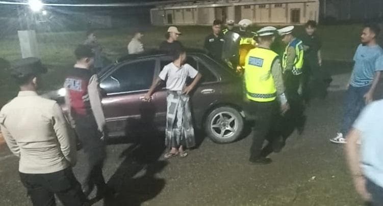 Polres Aceh Besar Patroli Subuh Cegah Balap Liar di Jantho Selama Ramadhan