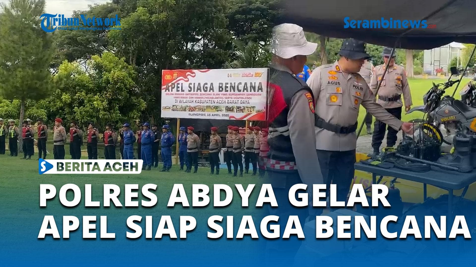 Polres Abdya Siapkan Posko Bencana, Warga Aceh Barat Daya Diimbau Waspada