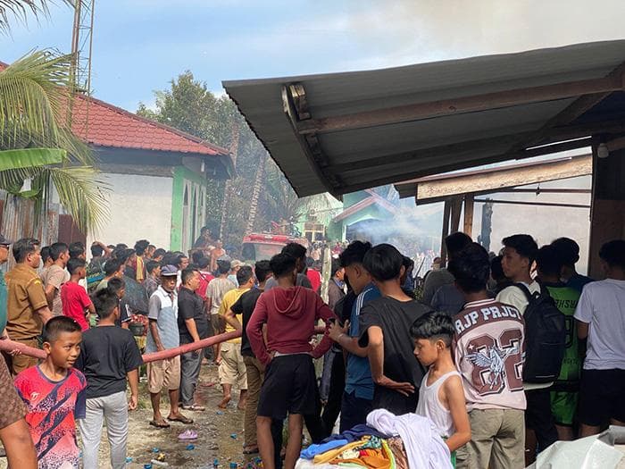 Kebakaran di Aceh Singkil: 5 Rumah dan 1 Musala Rusak, 21 Jiwa Mengungsi