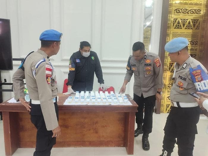 Polres Aceh Timur Tes Urine Personel, Hasil 100% Negatif Narkoba