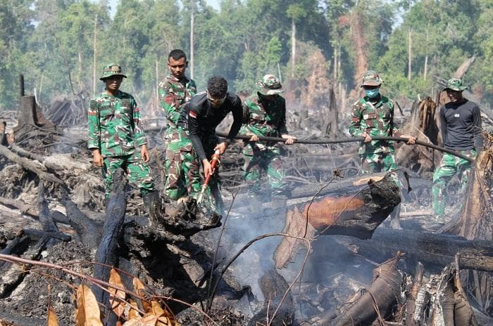 Tim Gabungan Fokus Penyekatan Api Karhutla di Aceh Selatan, 30 Hektare Terbakar