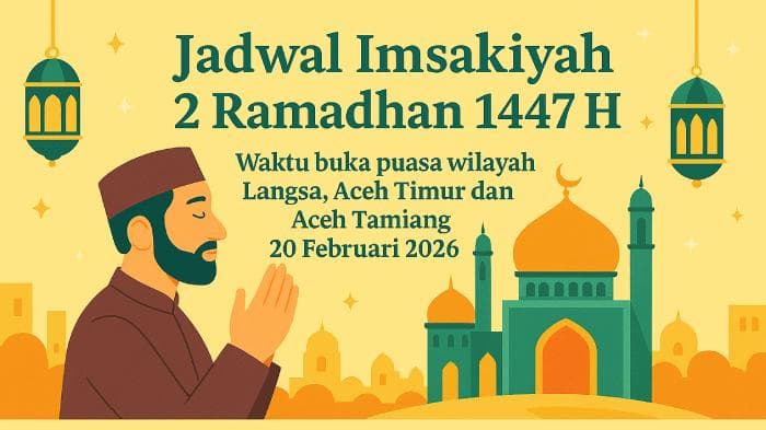 Jadwal Buka Puasa Hari Ini di Langsa, Aceh Timur, dan Tamiang