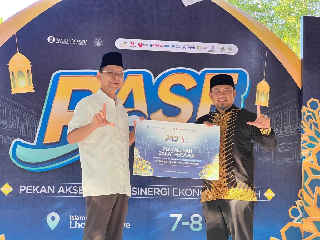Bank Indonesia Lhokseumawe Salurkan Zakat Rp 27 Juta untuk Warga Miskin