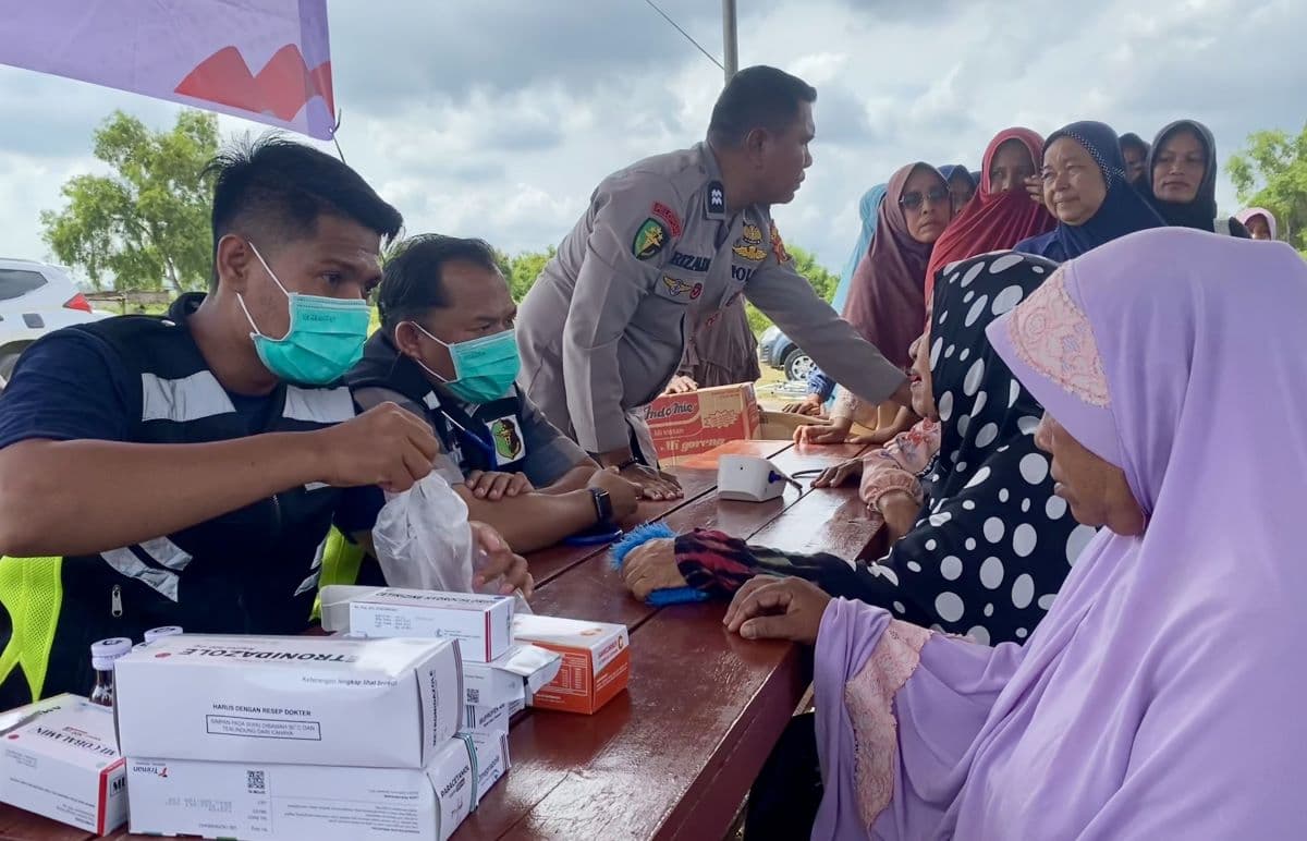 Warga Huntara Lhokseumawe Derita ISPA dan Penyakit Kulit Akibat Debu