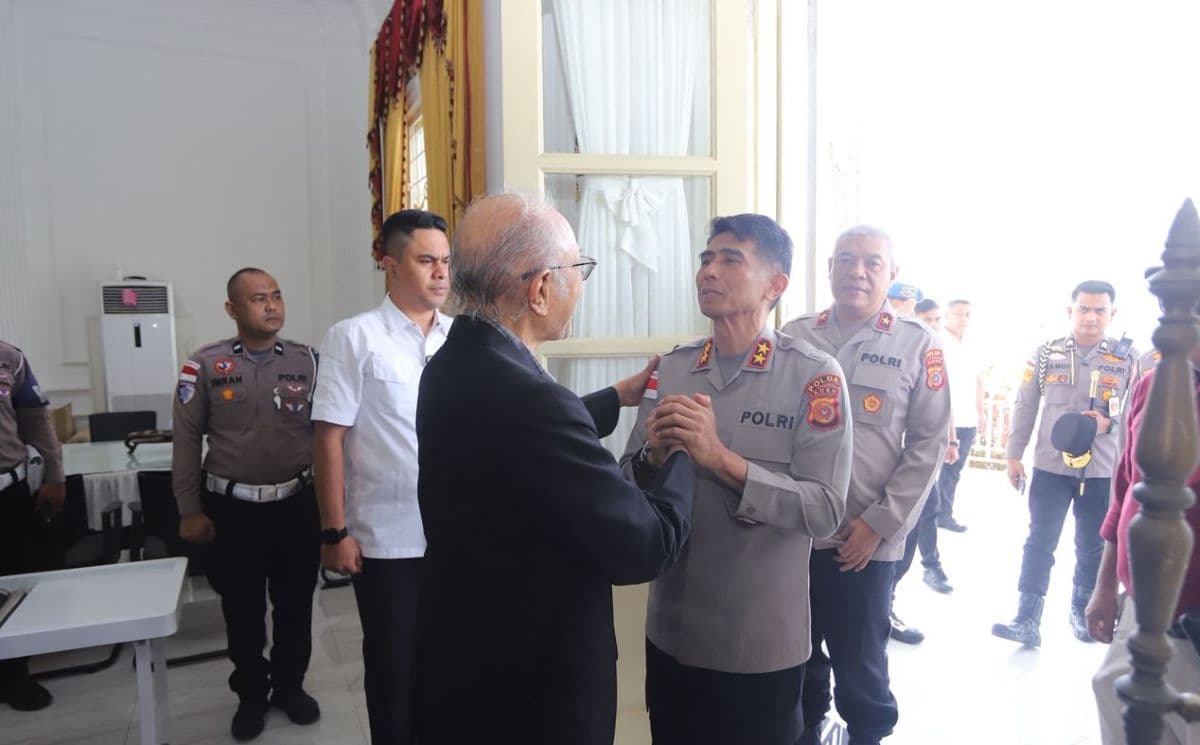 Wali Nanggroe Panggil Kapolda Aceh Bahas Kamtibmas dan Dampak Banjir