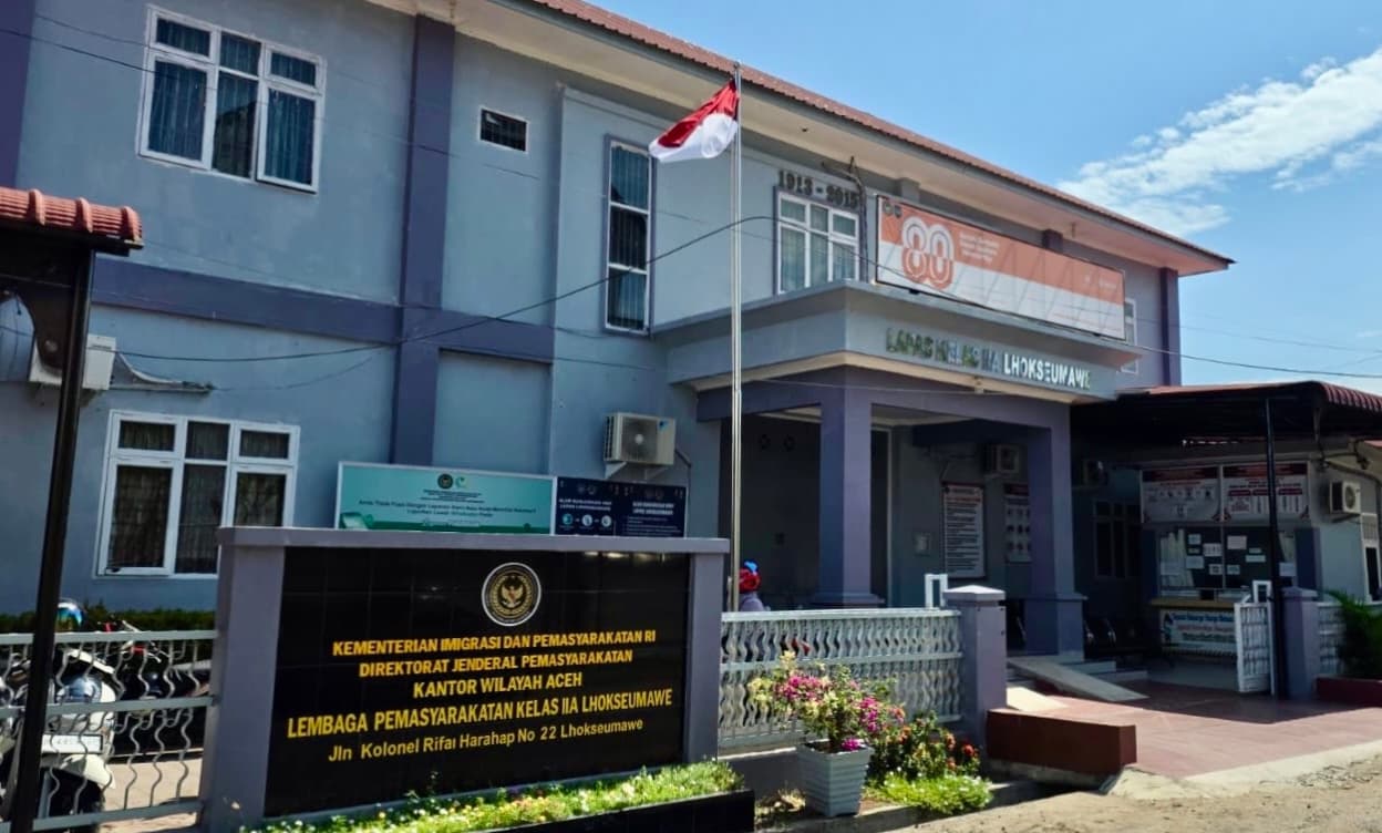 Narapidana di Lhokseumawe Coba Kabur Saat Tarawih, Digagalkan Petugas