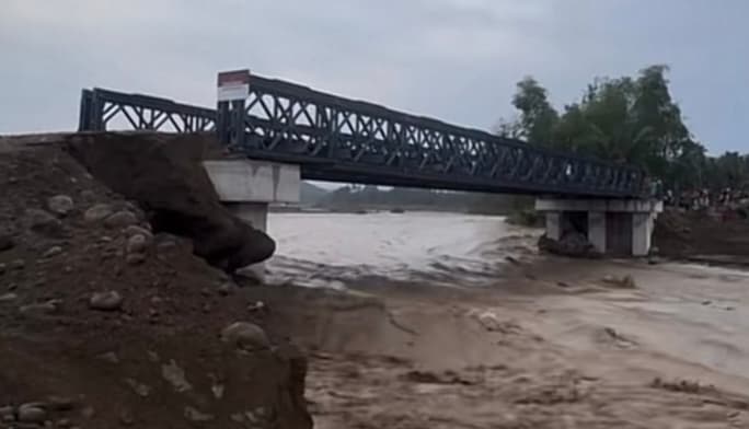Jembatan Bailey di Sawang Terancam Ambruk Sepekan Digunakan, Warga Khawatir Akses Terputus