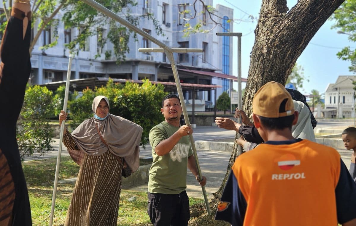 Warga Banjir Bireuen Protes di Kantor Bupati, Tuntut Huntara