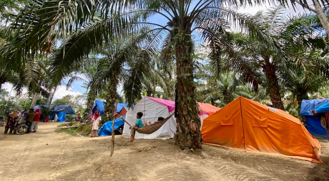 97 KK Pengungsi Banjir Langkahan Mulai Tempati Huntara, 20 KK Masih di Tenda