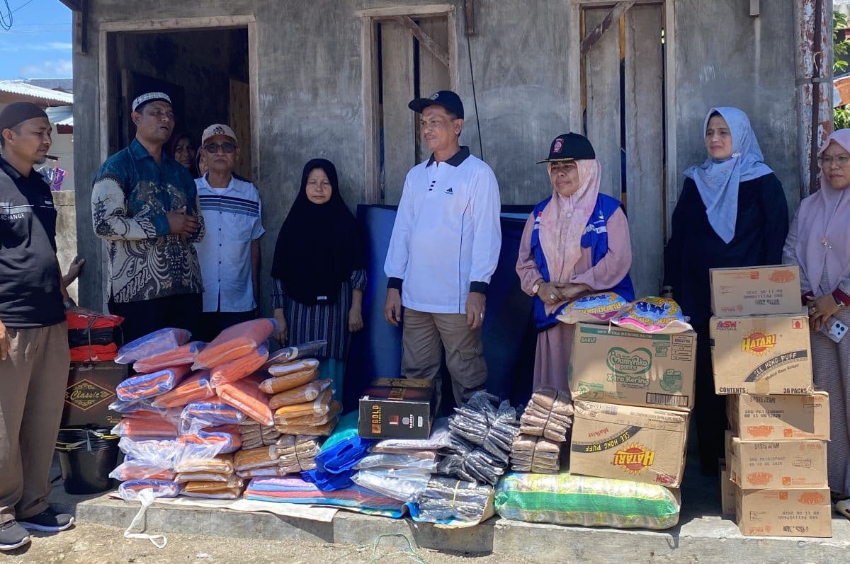25 Rumah di Lhokseumawe Rusak Akibat Angin Kencang, Pemerintah Berikan Bantuan Masa Panik