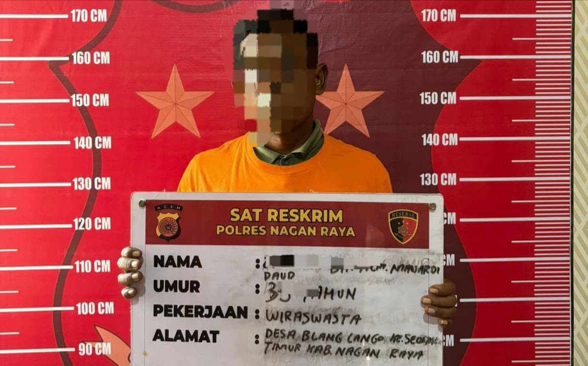 Pria di Nagan Raya Ditangkap karena Diduga Lecehkan Perempuan di Sekolah