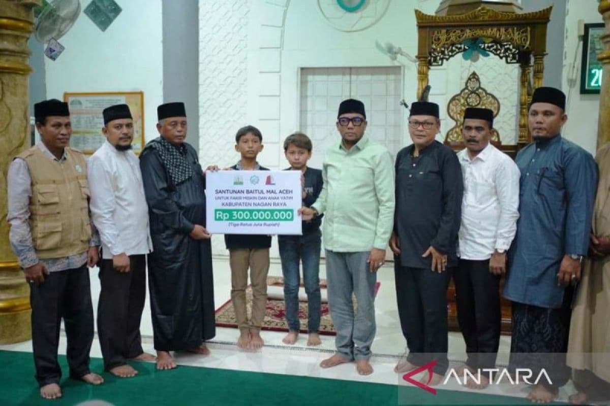 Pemerintah Aceh Salurkan Rp300 Juta untuk Korban Bencana di Nagan Raya