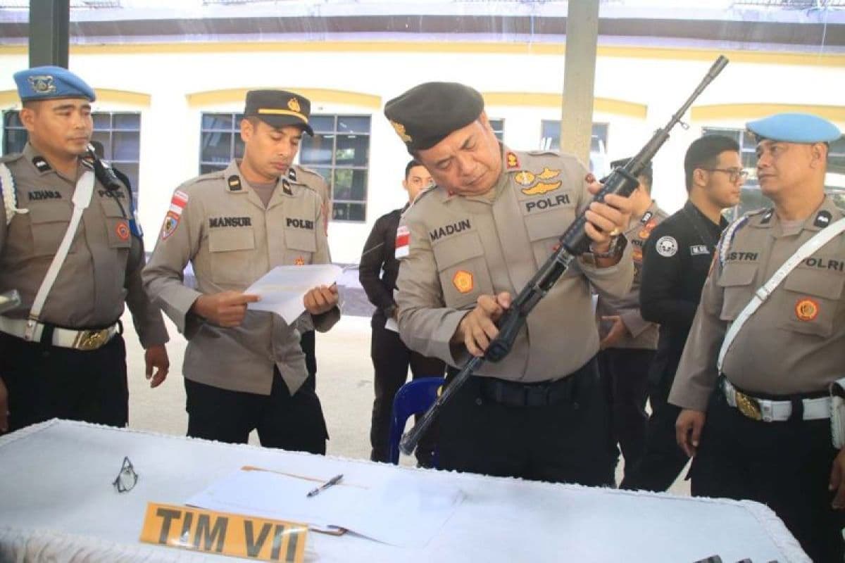 Polda Aceh Periksa Senjata Api Personel untuk Cegah Penyalahgunaan