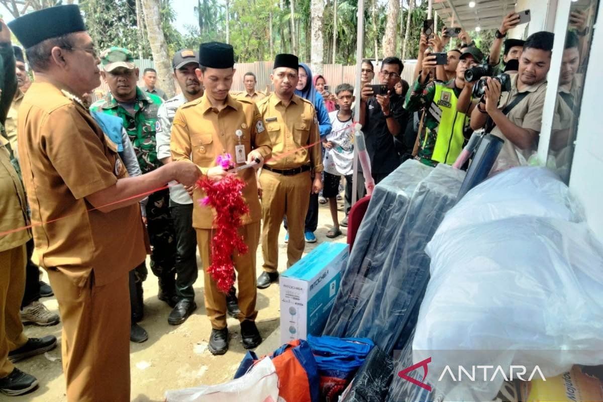 Enam Keluarga Korban Banjir Aceh Barat Tempati Huntara Jelang Idul Fitri