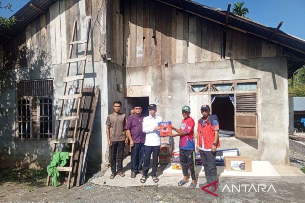 Bantuan Pemkab Aceh Barat untuk Korban Angin Puting Beliung di Kaway XVI