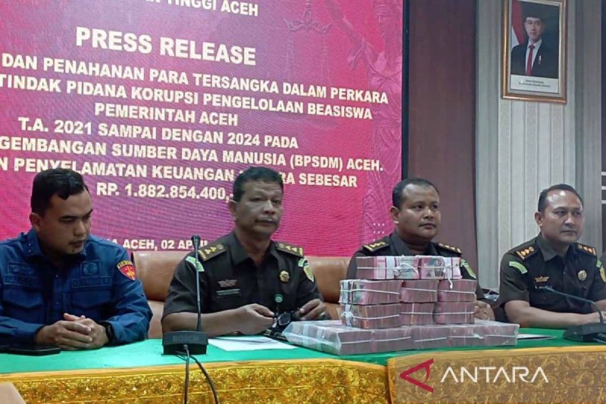 Korupsi Beasiswa Aceh Rp14 Miliar, Kejati Periksa 67 Saksi dan 4 Tersangka