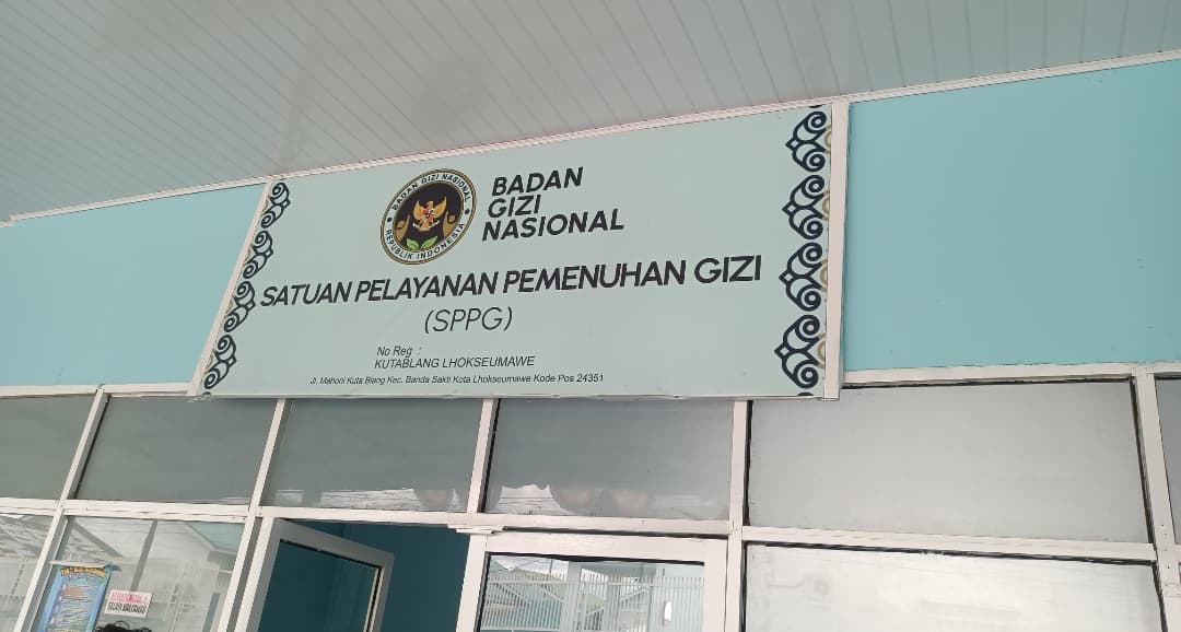 13 Dapur SPPG Lhokseumawe Belum Sertifikasi Higiene Sanitasi