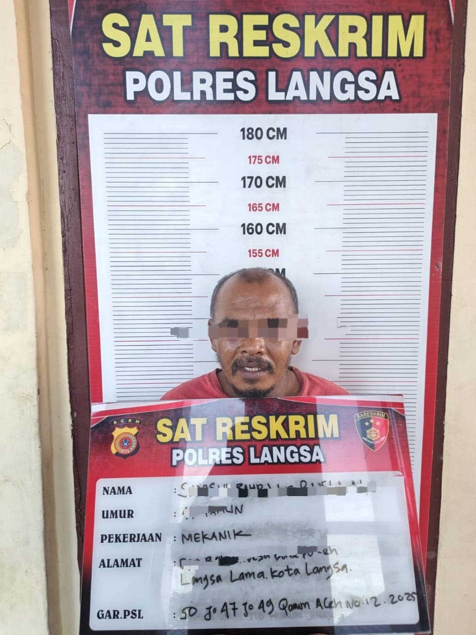 Ayah di Langsa Perkosa Putri Kandung, Korban Dibuang ke Aceh Tenggara