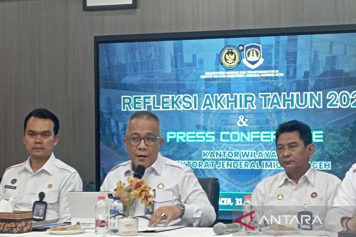 81 WNA Dideportasi dari Aceh Sepanjang 2025, Banda Aceh Tertinggi