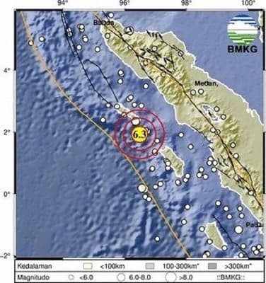 Gempa 6,4 SR Guncang Simeulue, Warga Panik Tapi Tak Berpotensi Tsunami
