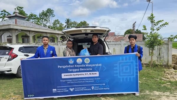 Dosen Unsam Ciptakan Sistem Data Korban Banjir untuk Warga Aceh Tamiang