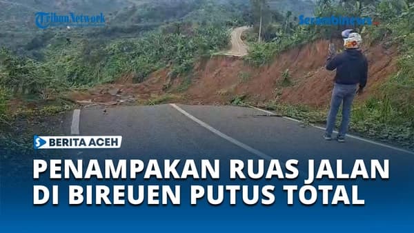 Jalan Krueng Simpo-Blang Mane Putus Total, Warga Bireuen Terpaksa Putar Jauh