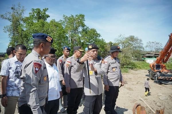 Kapolda Aceh Tinjau Pembangunan Jembatan Bailey di Sawang untuk Percepatan Akses Warga