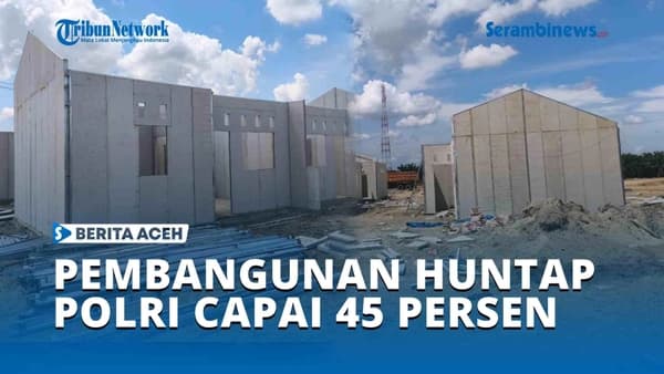 Pembangunan Huntap Polri di Aceh Tamiang Capai 45 Persen, Target Selesai Mei 2026