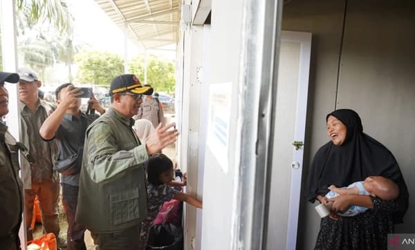 BNPB Percepat Air Bersih untuk 8.562 Huntara di Aceh Jelang Ramadhan