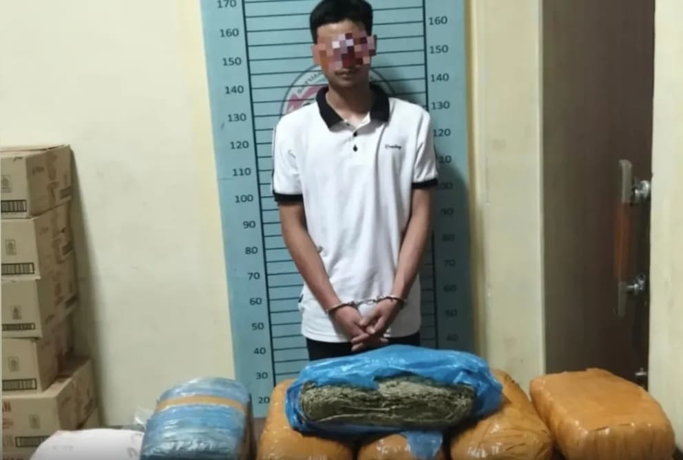 Mahasiswa Asahan Ditangkap Bawa 17,8 Kg Ganja di Aceh Tenggara