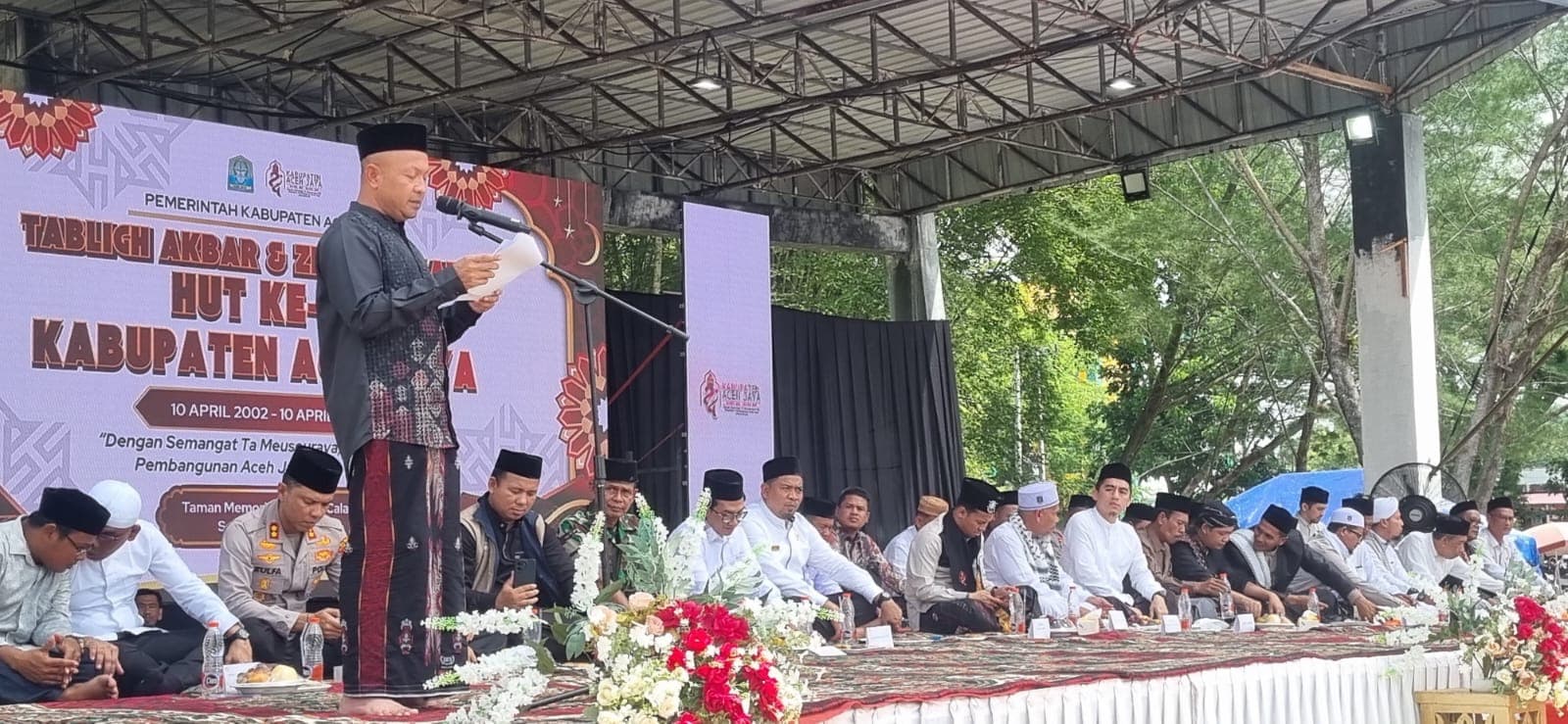 Tgk Habibi Gaungkan Semangat Dakwah Generasi Muda di HUT Aceh Jaya